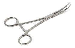 Biomédica en Línea - Pinza Hemostat.Rochester-Pean Crv.185mm